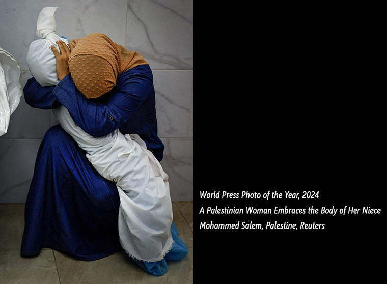 Mohammed Salem vince il Worldpressphoto 2024