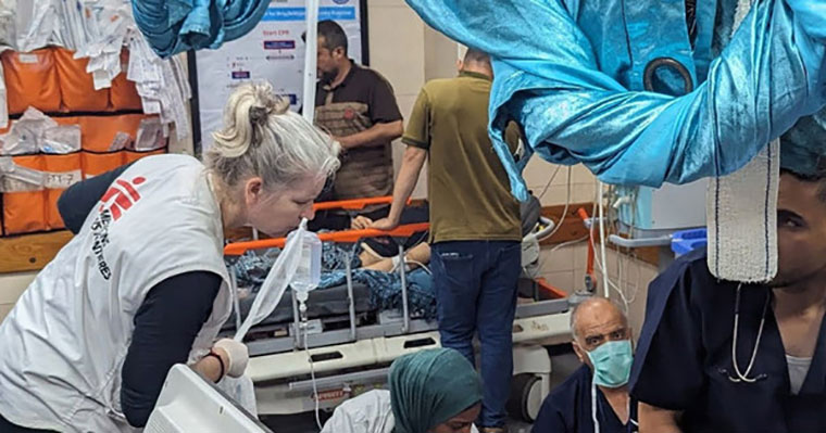 Gaza, MSF: “Complesso ospedaliero di Al Aqsa colpito per la terza volta”. Ci sono vittime