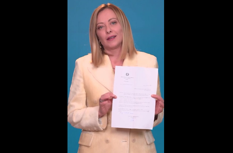 Avviso di garanzia a Giorgia Meloni