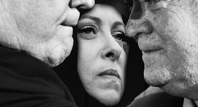 Il saluto fascista di Bannon fa scappare il “delfino” di Marine Le Pen che invita Meloni a fare lo stesso