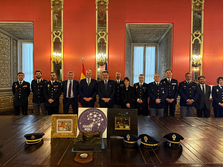 Roma. Recupero di opere d’arte trafugate da gallerie di Madrid e Barcellona