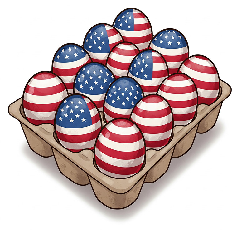 La Finlandia dice “no” alla richiesta di uova dagli Stati Uniti