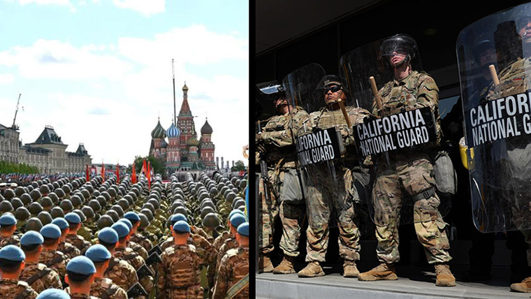 Trump come Putin vieta il dissenso in piazza