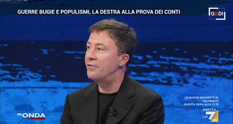 Uno straordinario Italo Bocchino a “In Onda” candida (lui) Meloni al Nobel per l’Economia