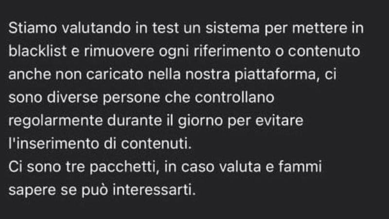 Mille euro al mese per rimuovere le foto dal sito degli orrori sessisti