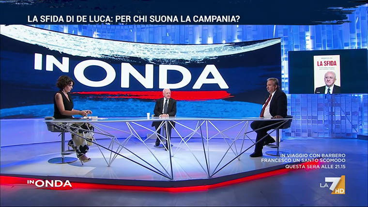 Lo show di De Luca Senior a In Onda