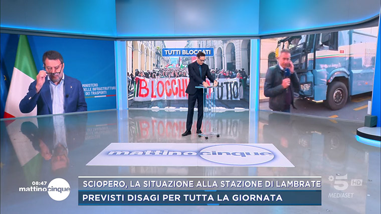 E Salvini attacca la libertà di sciopero: “Chi aderisce allo sciopero illegittimo ne pagherà le conseguenze”