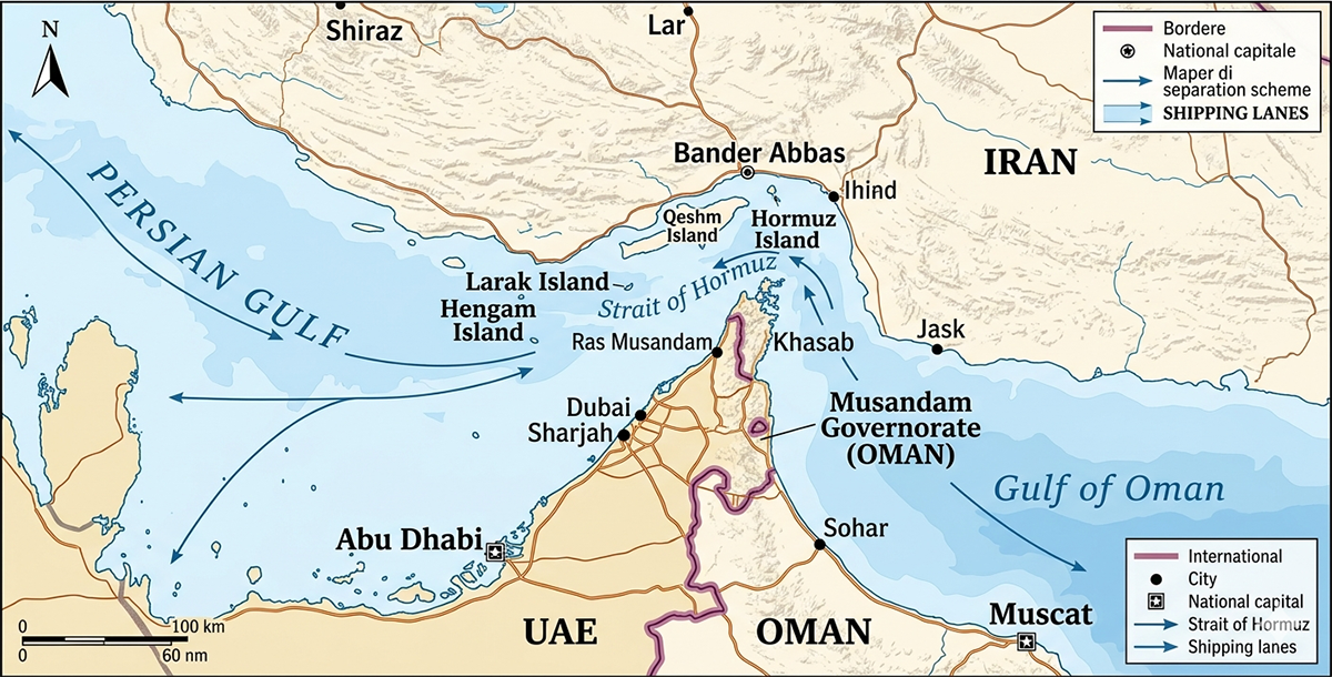 Accordo politico sullo Stretto di Hormuz tra Regno Unito, Italia, Francia, Germania, Olanda e Giappone