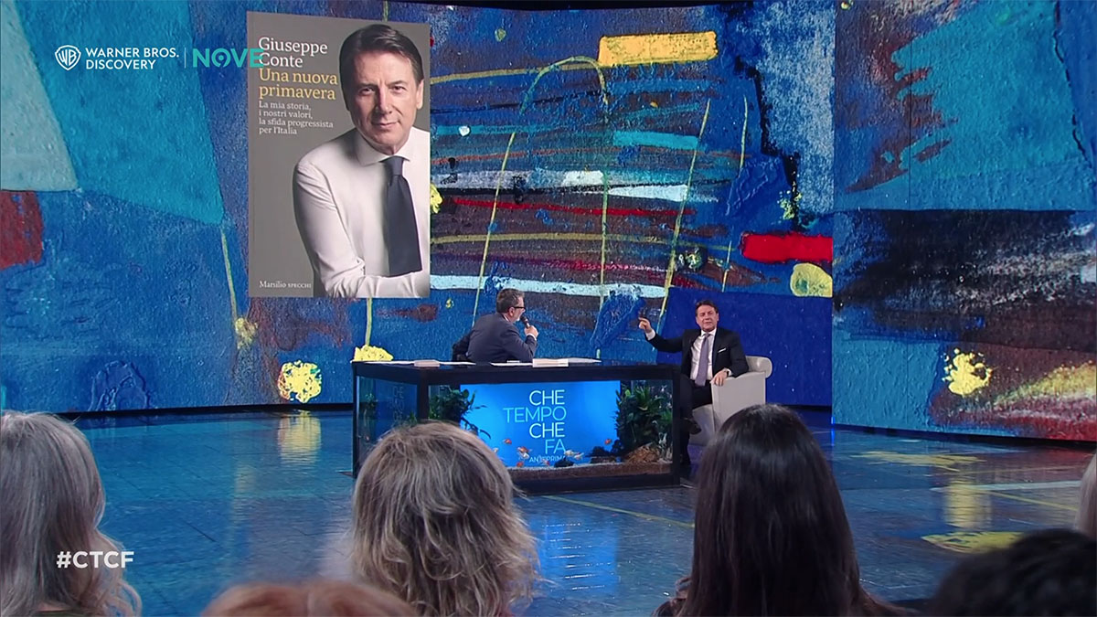 Giuseppe Conte a “Che Tempo Che Fa”: “Creiamo un programma condiviso”