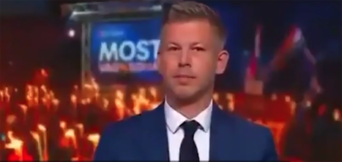 Magyar alla tv ungherese: “Mi insultavate tutti i giorni. Siete come Goebbels”